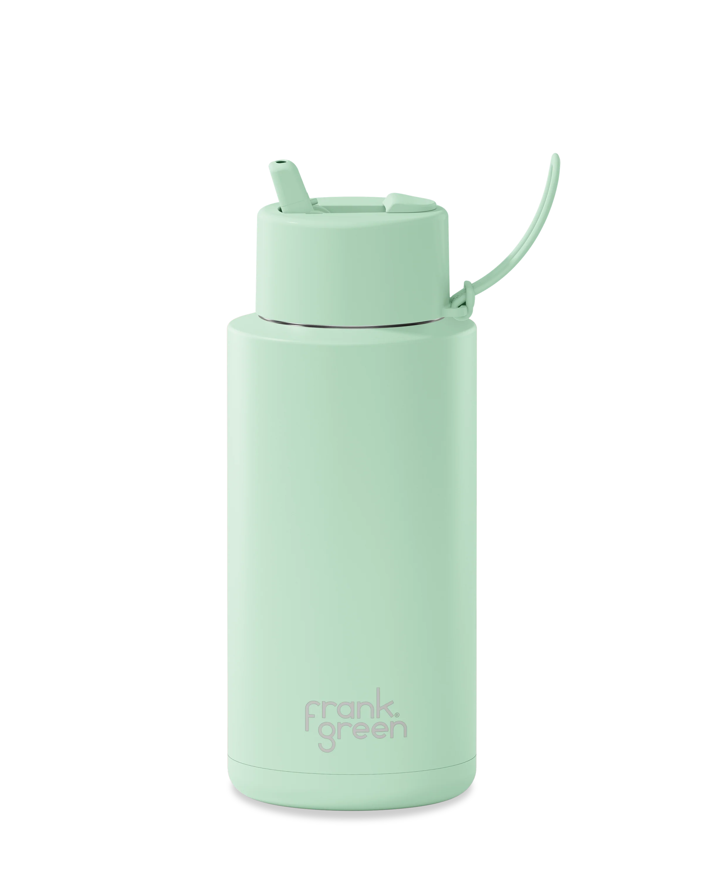 Ceramic Reusable Bottle - 34oz / 1,000ml - Mint Gelato