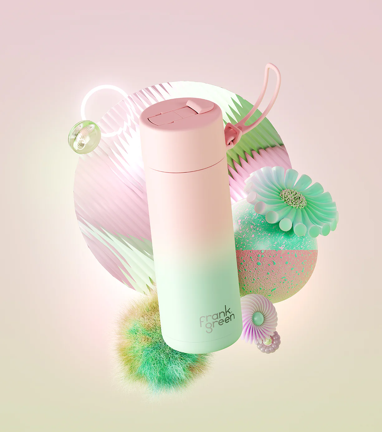 Gradient Ceramic Reusable Bottle 20oz / 595ml - Image 9