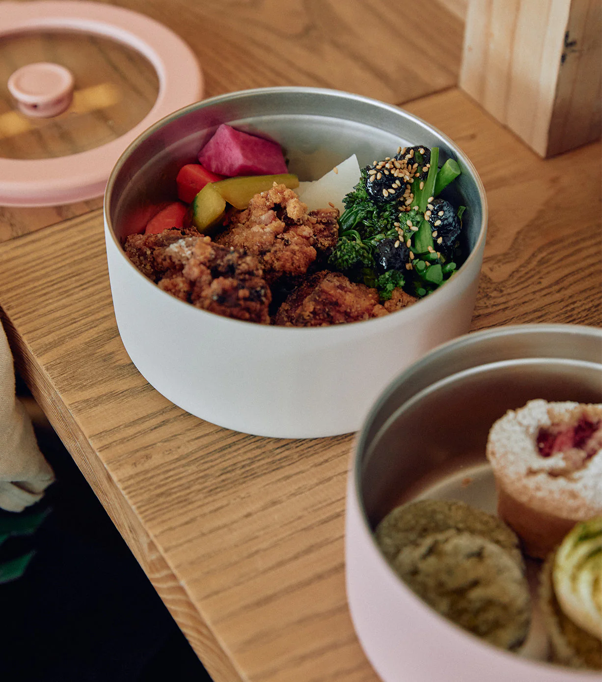 Stainless Steel Bowl with Glass Lid - 700ml - Image 17