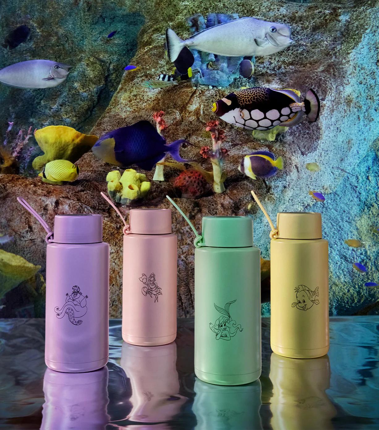 The Little Mermaid Ceramic Reusable Bottle - 34oz / 1,000ml - Image 16